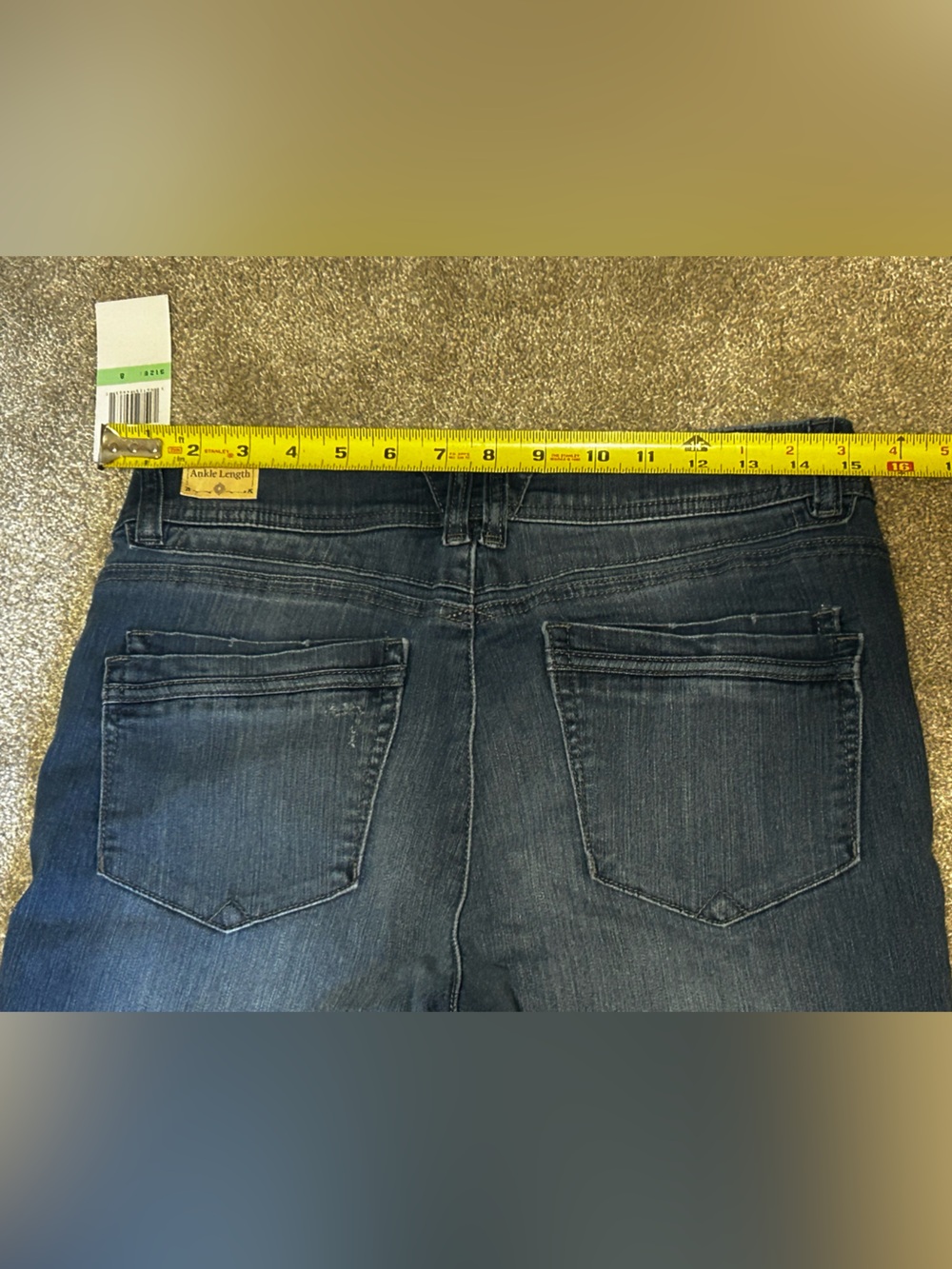 Democracy Ab Technology Freedom Ankle Jeans NWT Size 8 Mid Rise - Picture 7 of 9